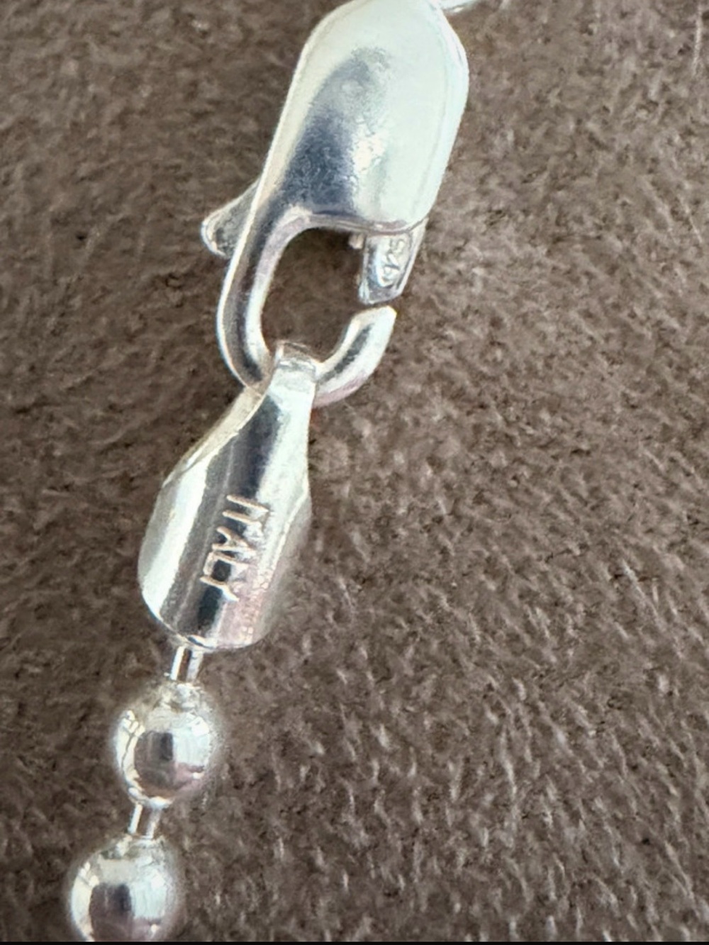 Milor sterling silver Ball Chain Necklace - Picture 2 of 6